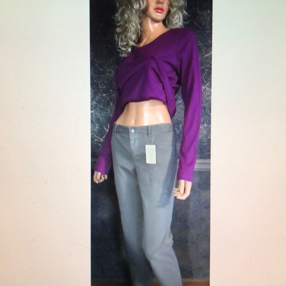 Victoria's Secret Beige Skinny Jeans Pants 6 NEW!